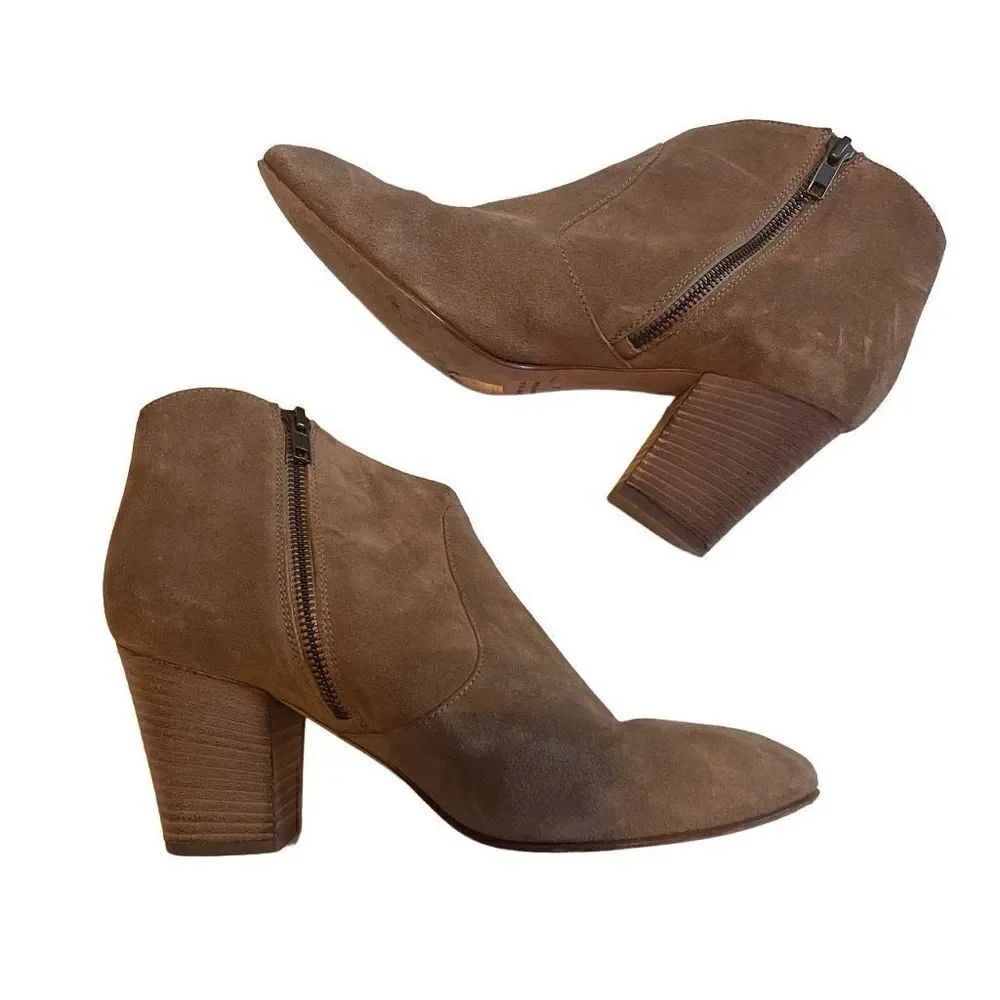 CLUB MONACO | tan brooklyn ankle booties 40